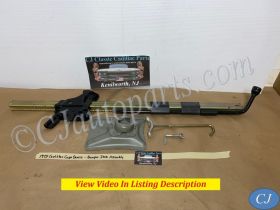OEM 1974 1975 1976 1977 1978 1979 Cadillac Deville Fleetwood Calais Seville 1974 1975 1976 1977 1978 Eldorado BUMPER JACK - BASE SHAFT RATCHET HEAD HOLD DOWN BRACKETS #3633946